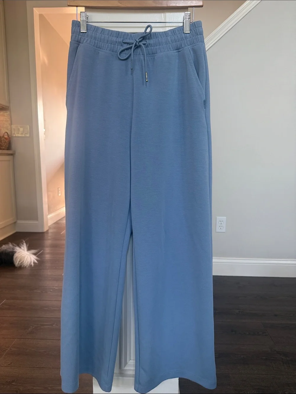 Gilly Hicks by Hollister Active Cool Down Wide-Leg Pants in Dusty Blue